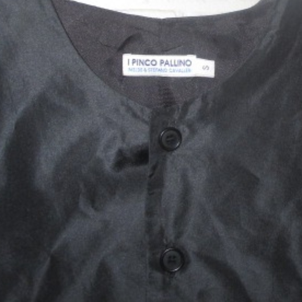 I Pinco Pallino boys  black satin vest